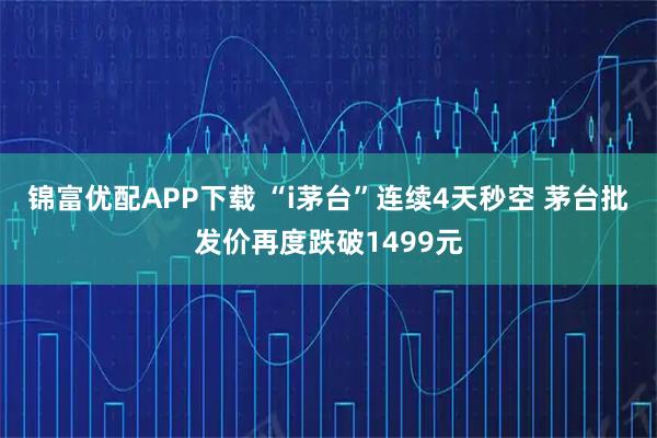锦富优配APP下载 “i茅台”连续4天秒空 茅台批发价再度跌破1499元