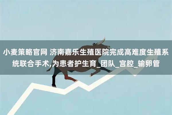 小麦策略官网 济南嘉乐生殖医院完成高难度生殖系统联合手术,为患者护生育_团队_宫腔_输卵管