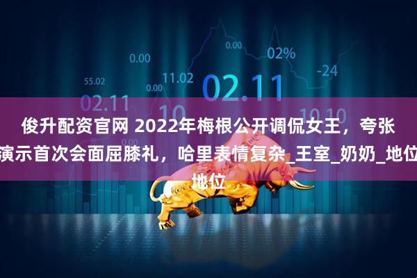 俊升配资官网 2022年梅根公开调侃女王，夸张演示首次会面屈膝礼，哈里表情复杂_王室_奶奶_地位