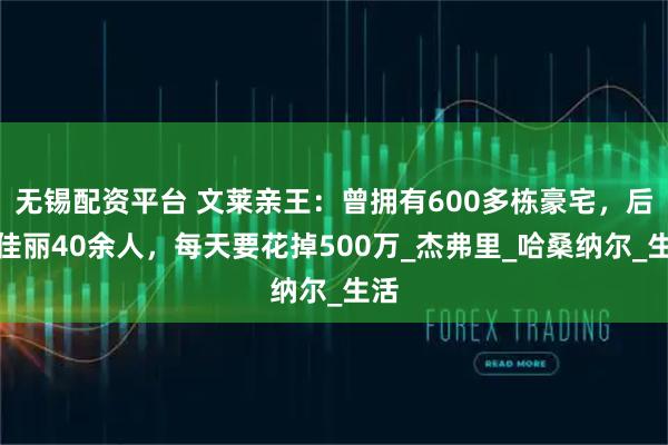 无锡配资平台 文莱亲王：曾拥有600多栋豪宅，后宫佳丽40余人，每天要花掉500万_杰弗里_哈桑纳尔_生活